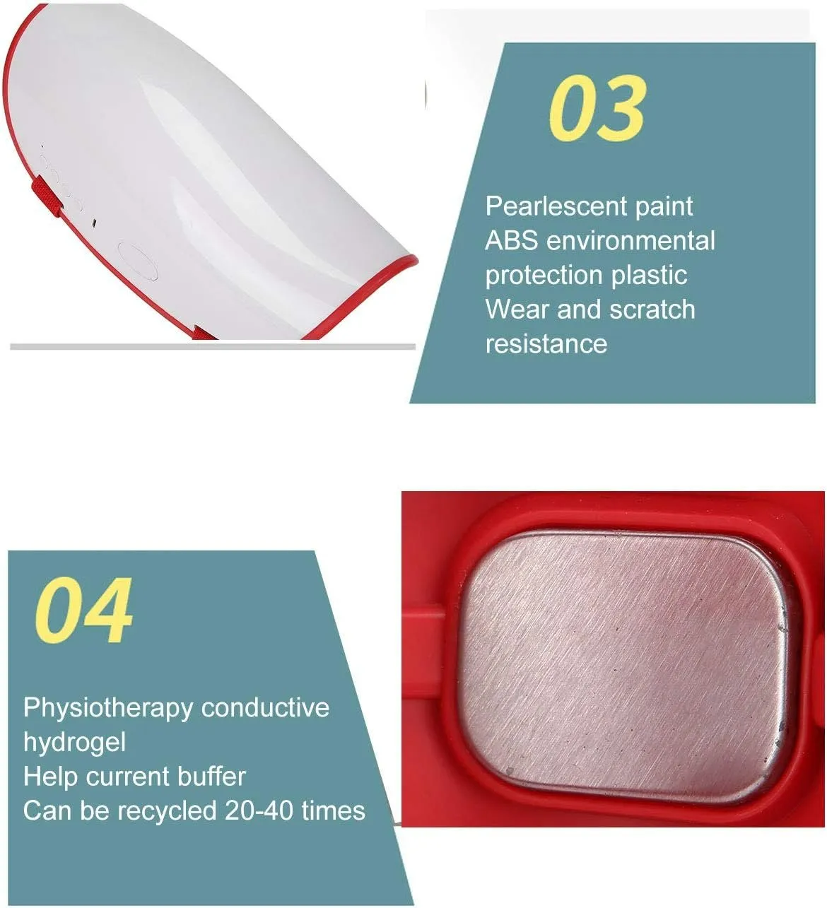 Calf Leg Massager - EMS Pulse Pain Relief Constant Temperature Hot Compress Machine for Relaxing Massage and Shaping Leg