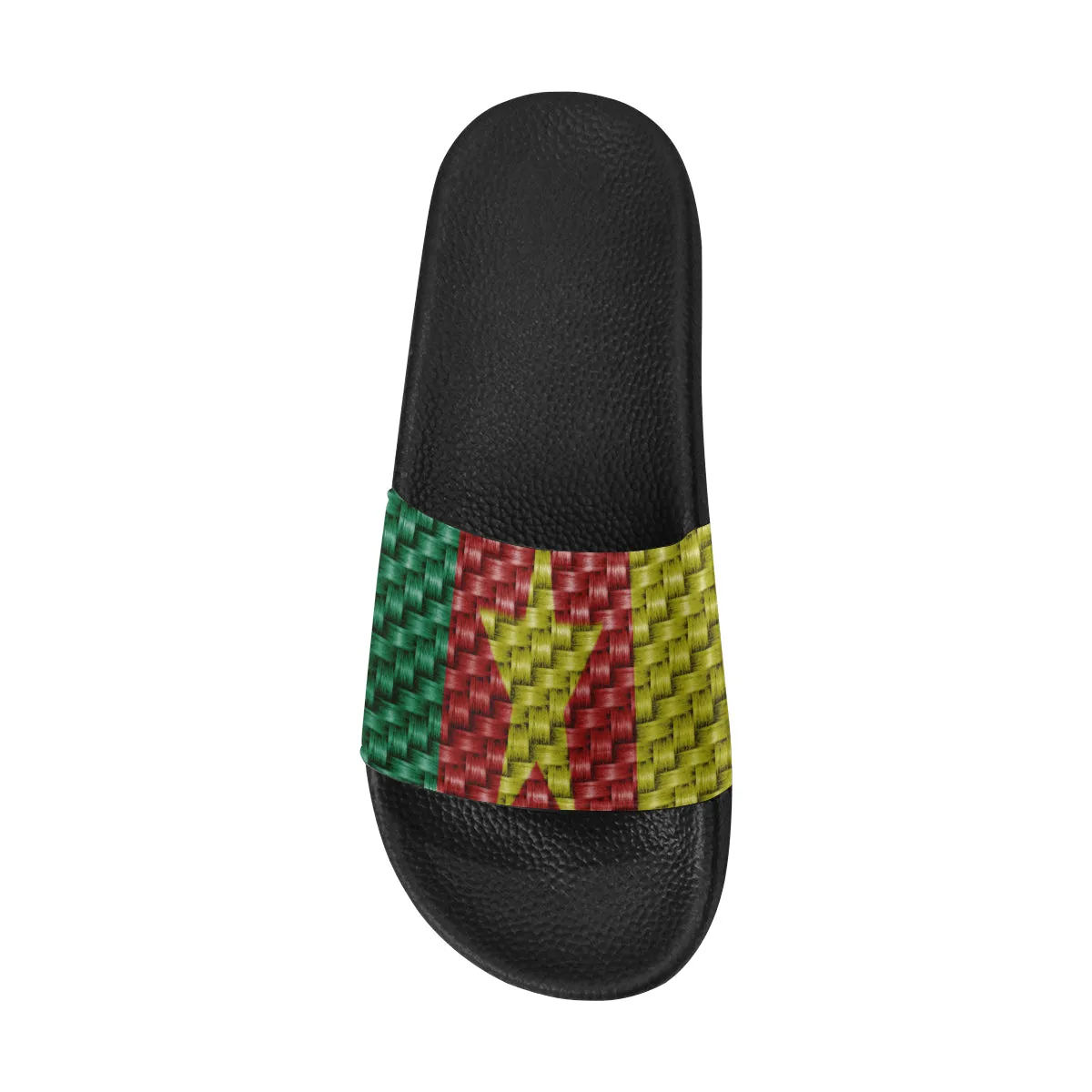 CAMEROUN FLAG Women's Slide Sandals