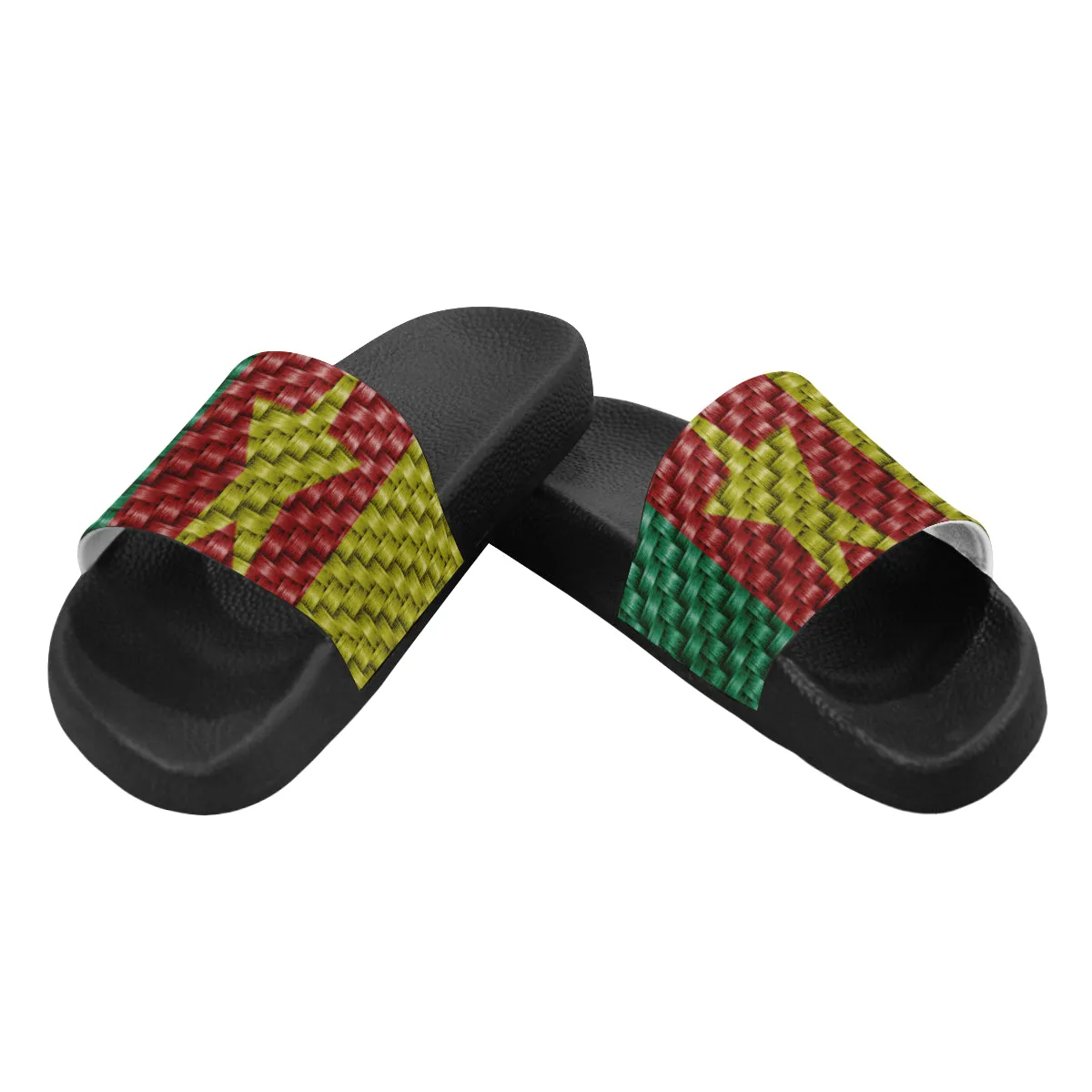 CAMEROUN FLAG Women's Slide Sandals