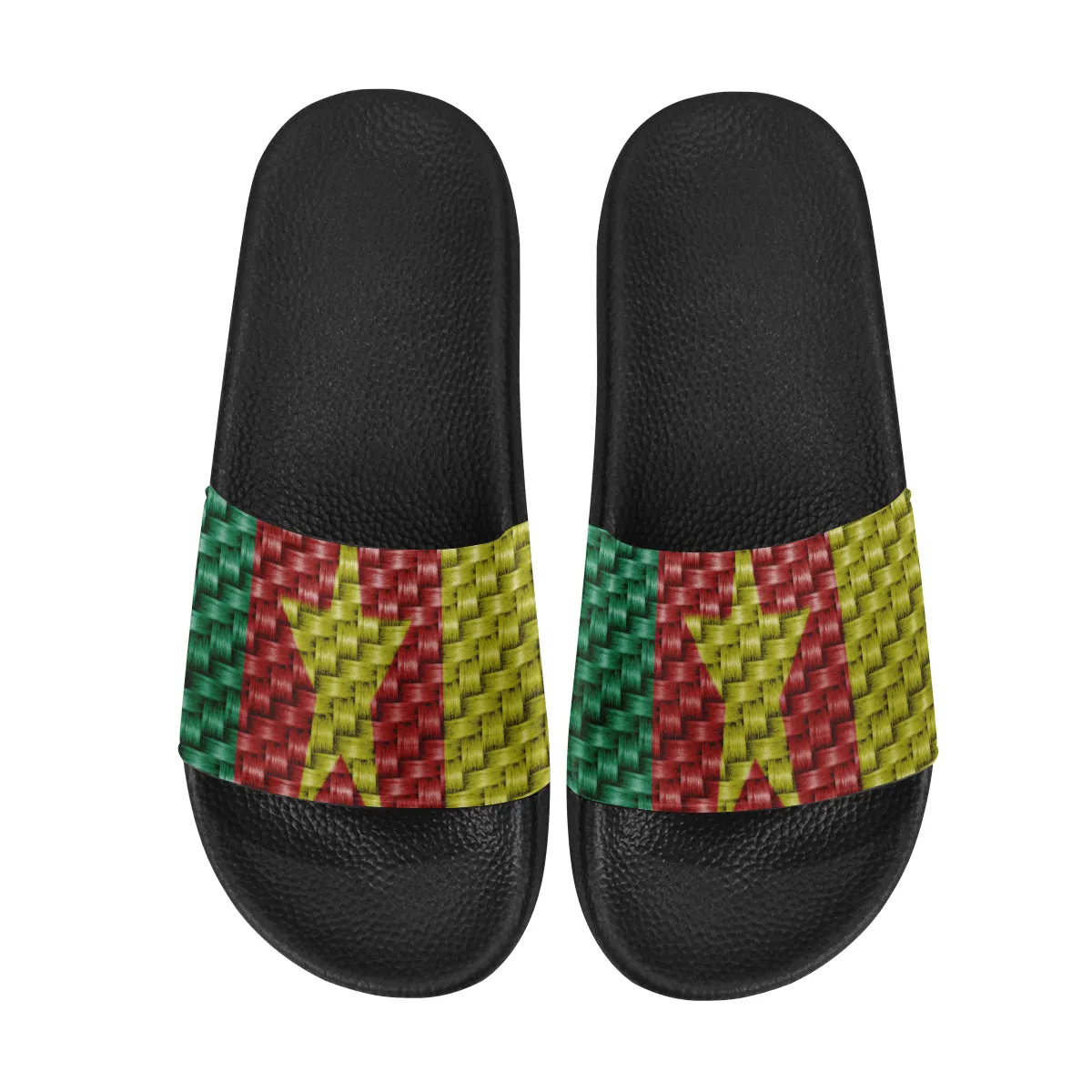 CAMEROUN FLAG Women's Slide Sandals