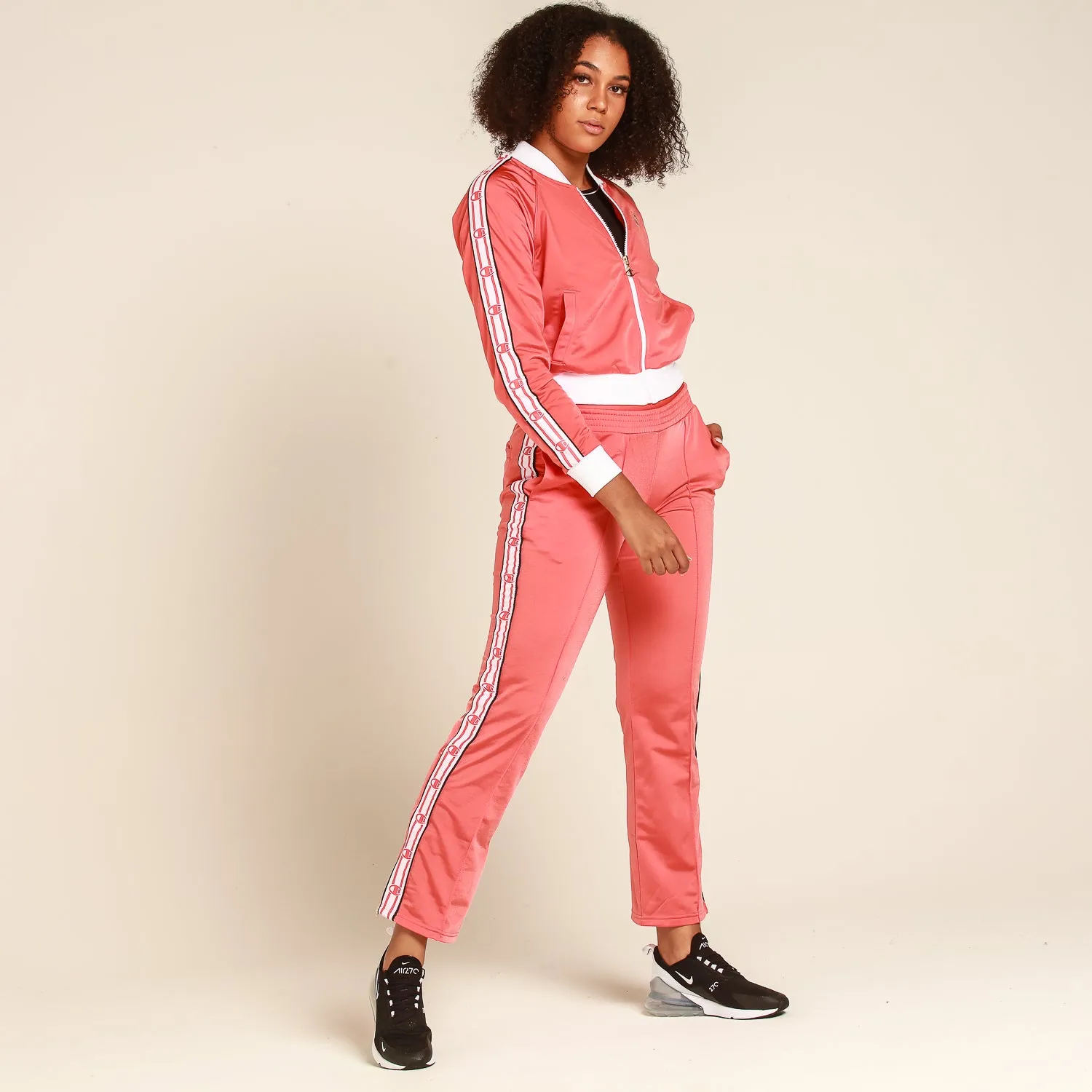 Champion Women's Track Pant Papaya/White/Black