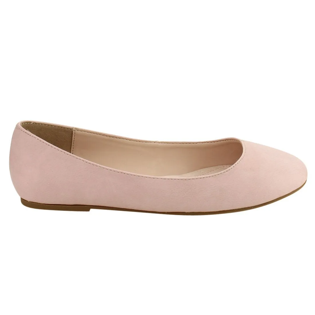 City Classified Women's Thesis Classic Round Toe Ballet Flats