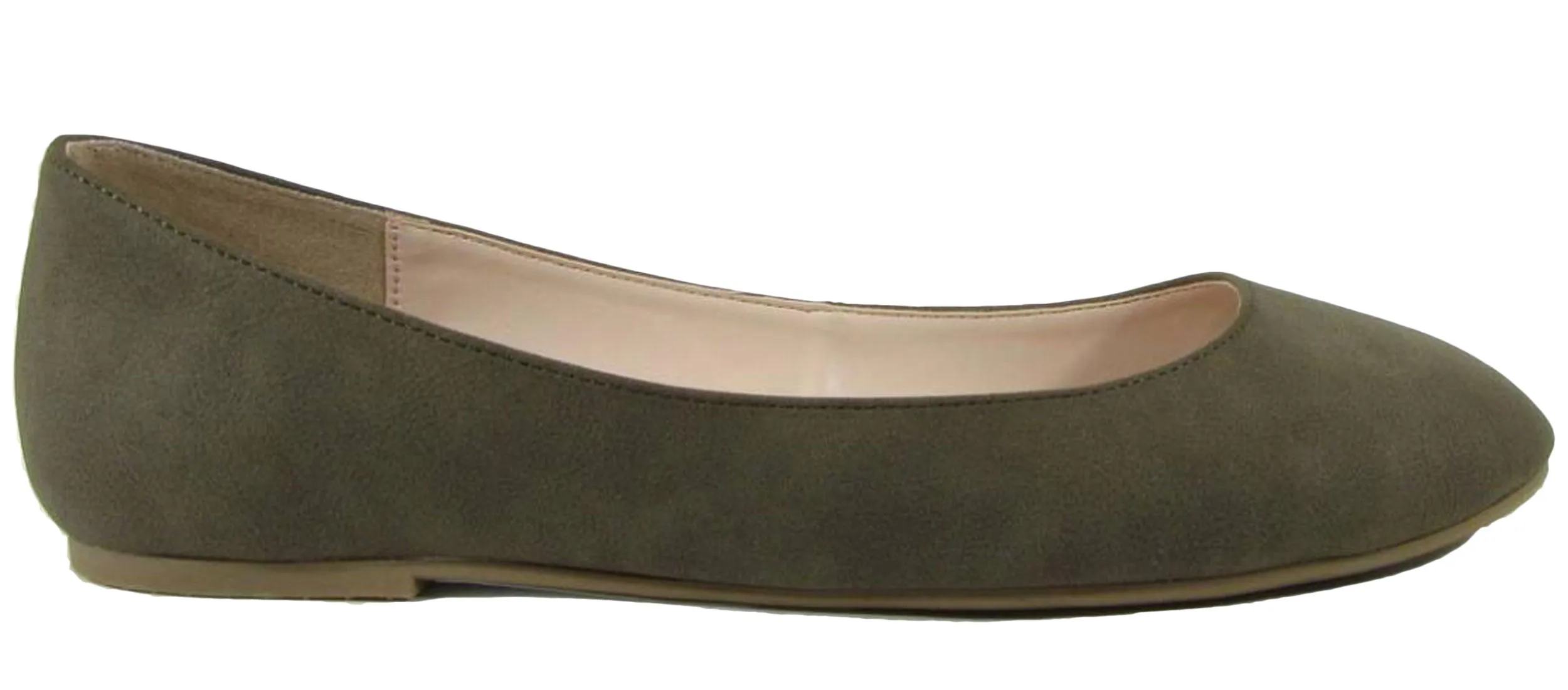 City Classified Women's Thesis Classic Round Toe Ballet Flats