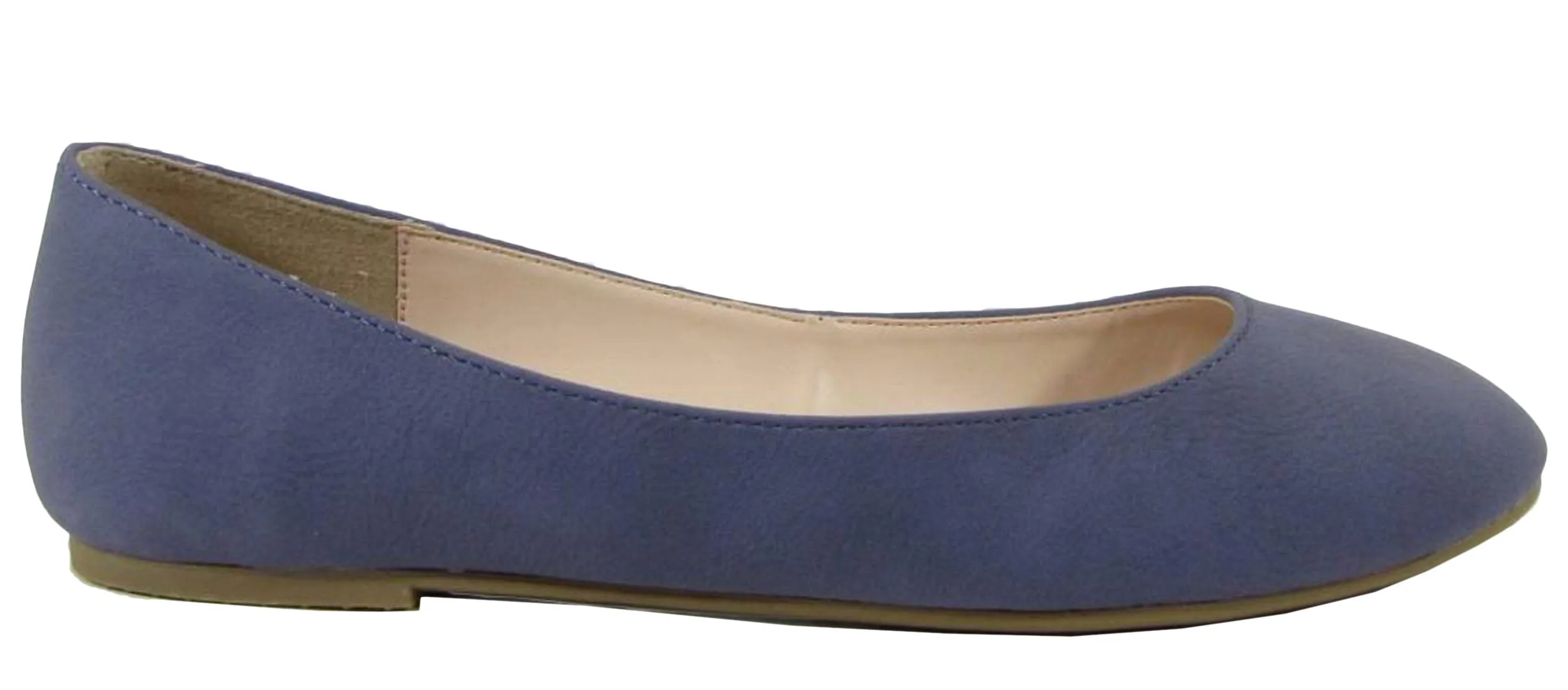 City Classified Women's Thesis Classic Round Toe Ballet Flats