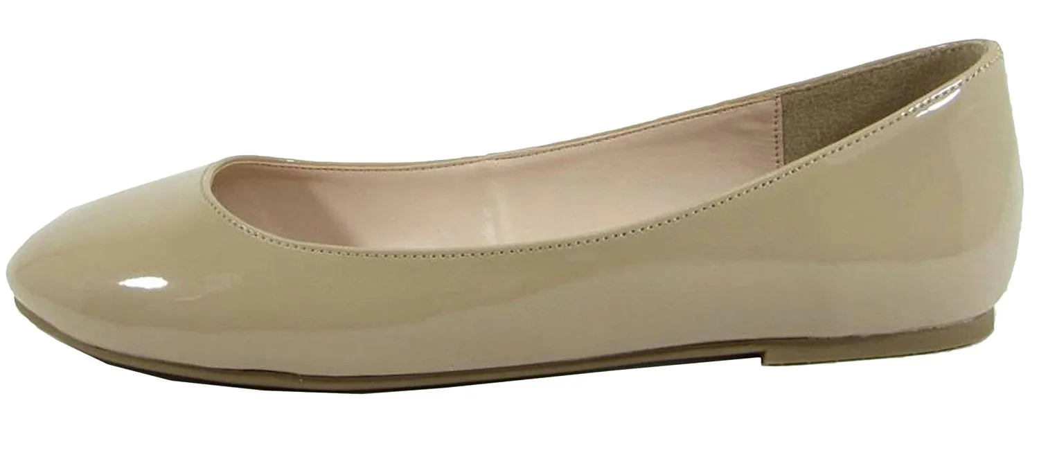 City Classified Women's Thesis Classic Round Toe Ballet Flats
