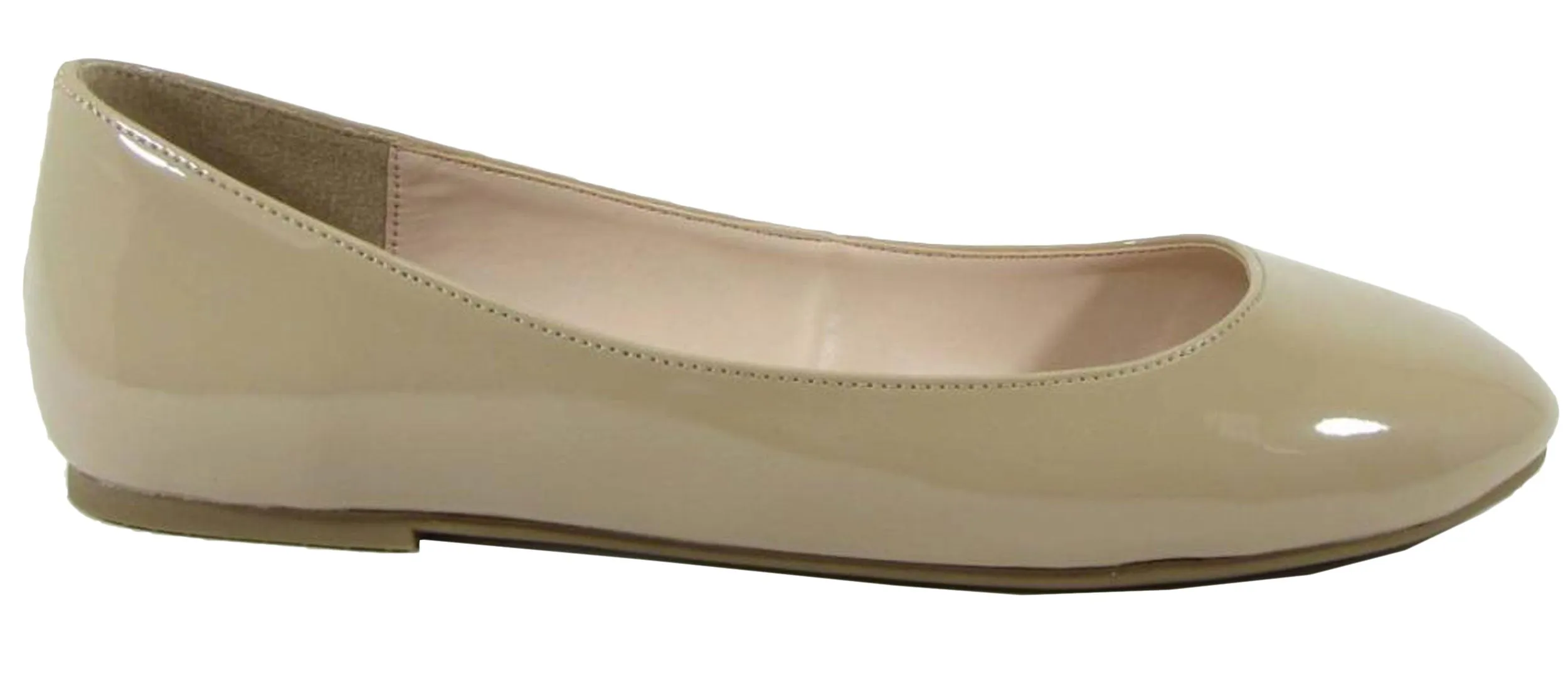 City Classified Women's Thesis Classic Round Toe Ballet Flats