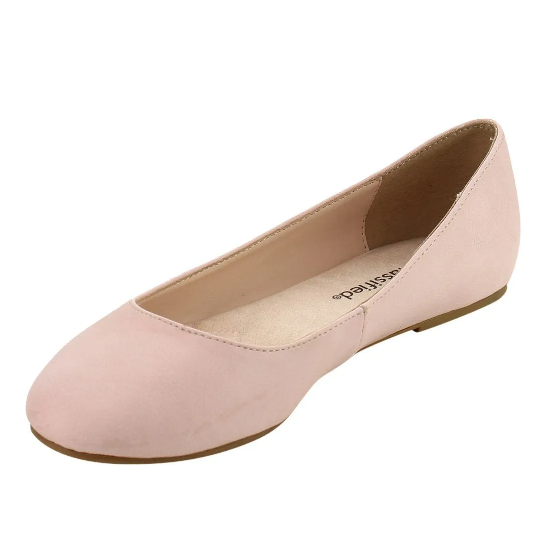City Classified Women's Thesis Classic Round Toe Ballet Flats