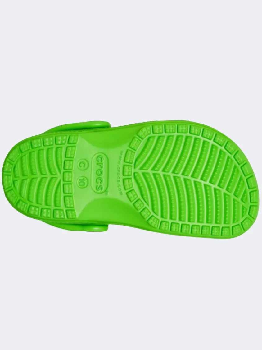 Crocs Classic I Am Dinosaur Kids Lifestyle Slippers Green Slime