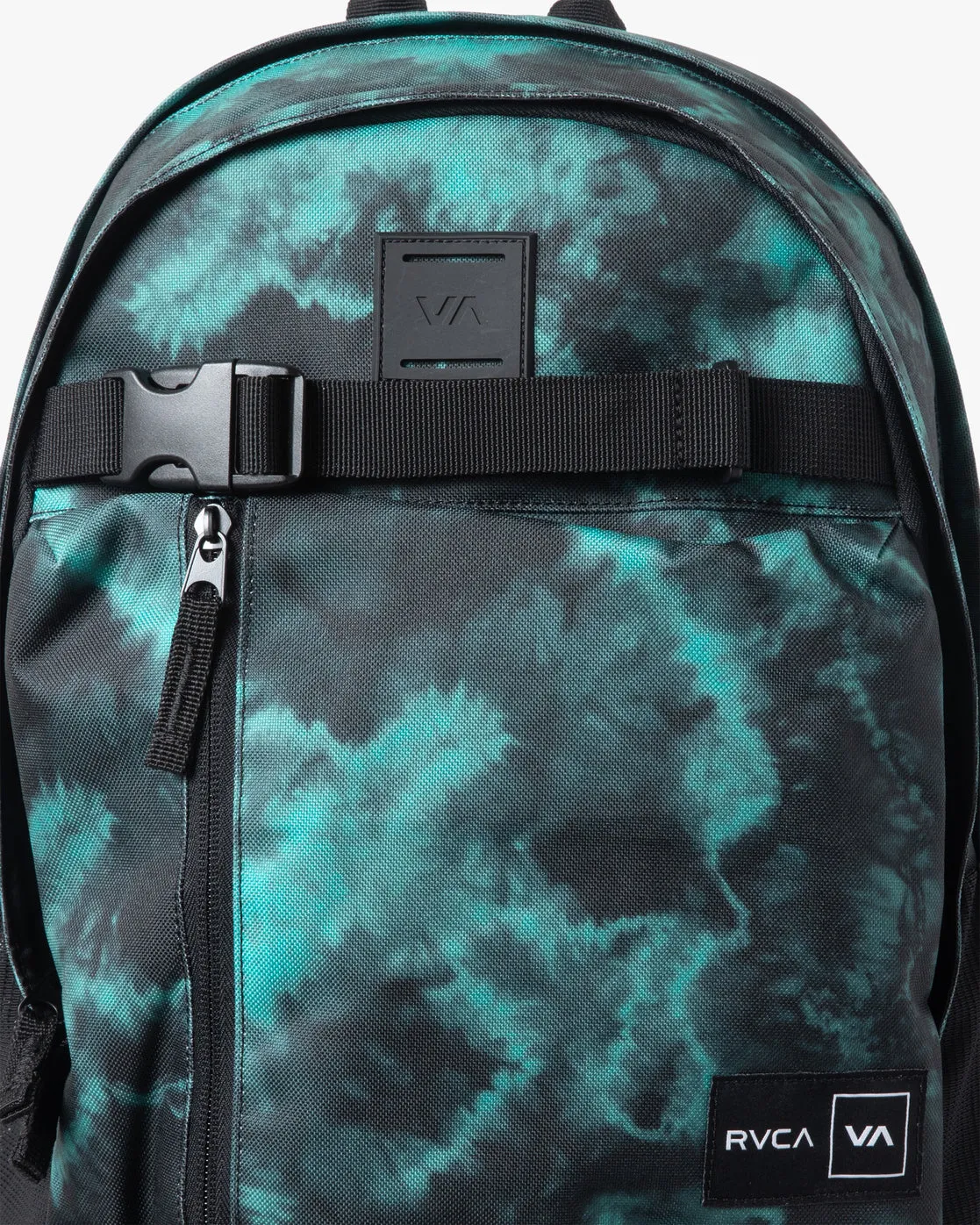Curb Skate 29 L Skate Backpack - Black Green Tie Dye