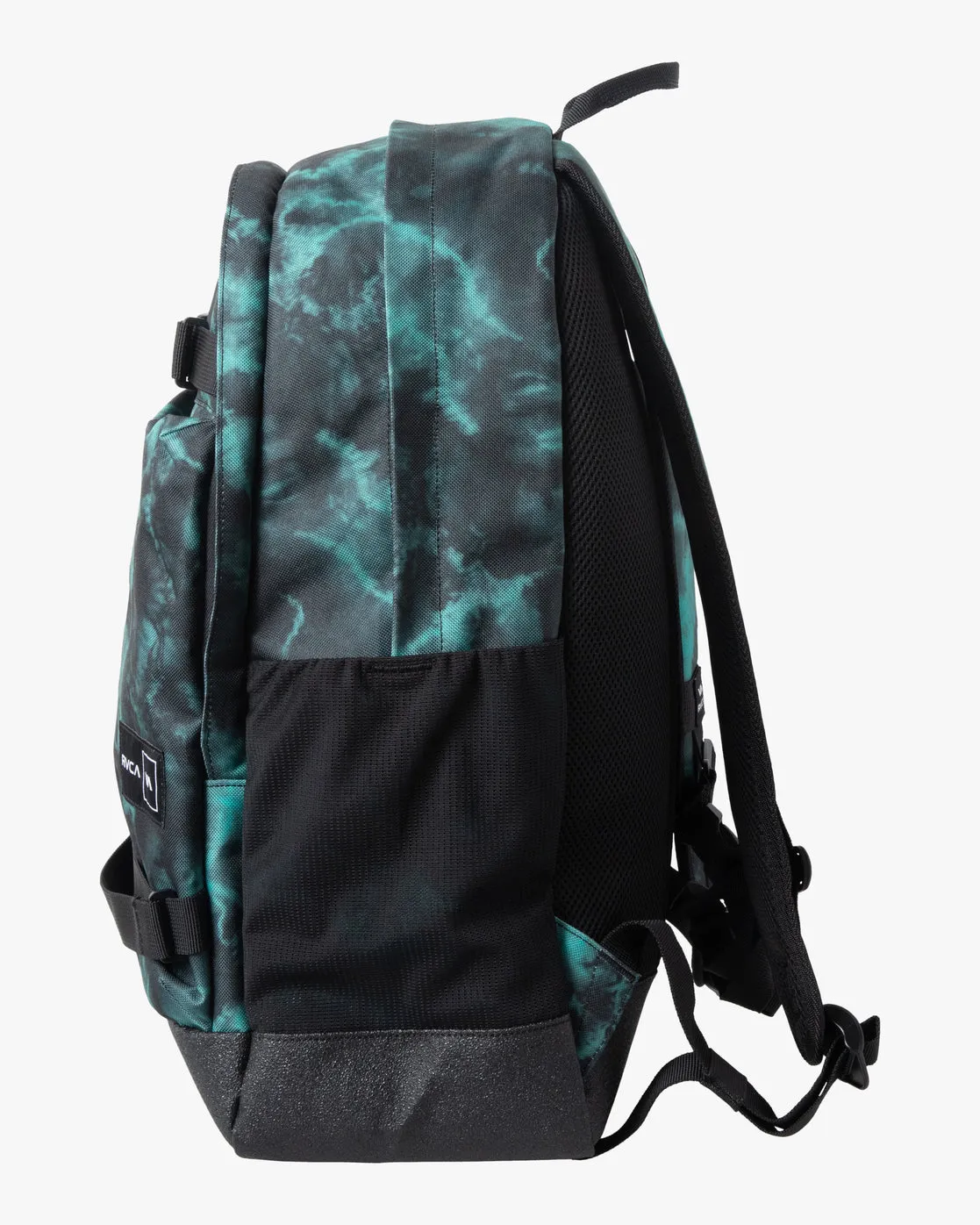 Curb Skate 29 L Skate Backpack - Black Green Tie Dye