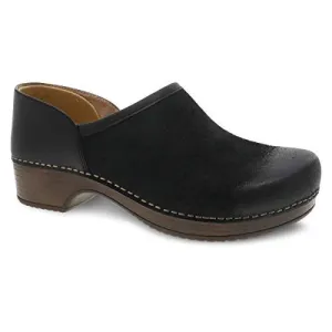 Dansko Women's Brenna Black Burnished Suede 9431477800