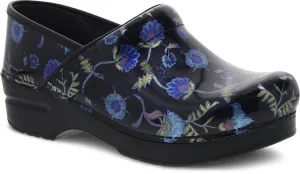 Dansko Women's Professional Clog Blue Garden Patent 506730202