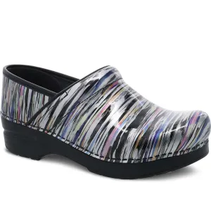 Dansko Women's Professional Clog Striped Patent 406260202