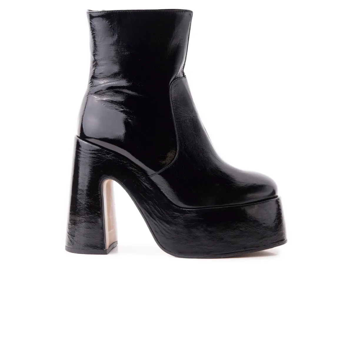 Daze Black Leather