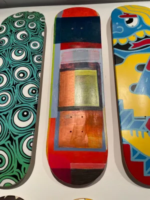 Deck the Halls - Bridget Golden - "Squares" - Skatedeck