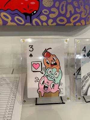 Deck the Halls - Dome - "3 Scoops of Spades" - Jumbo Playing Card