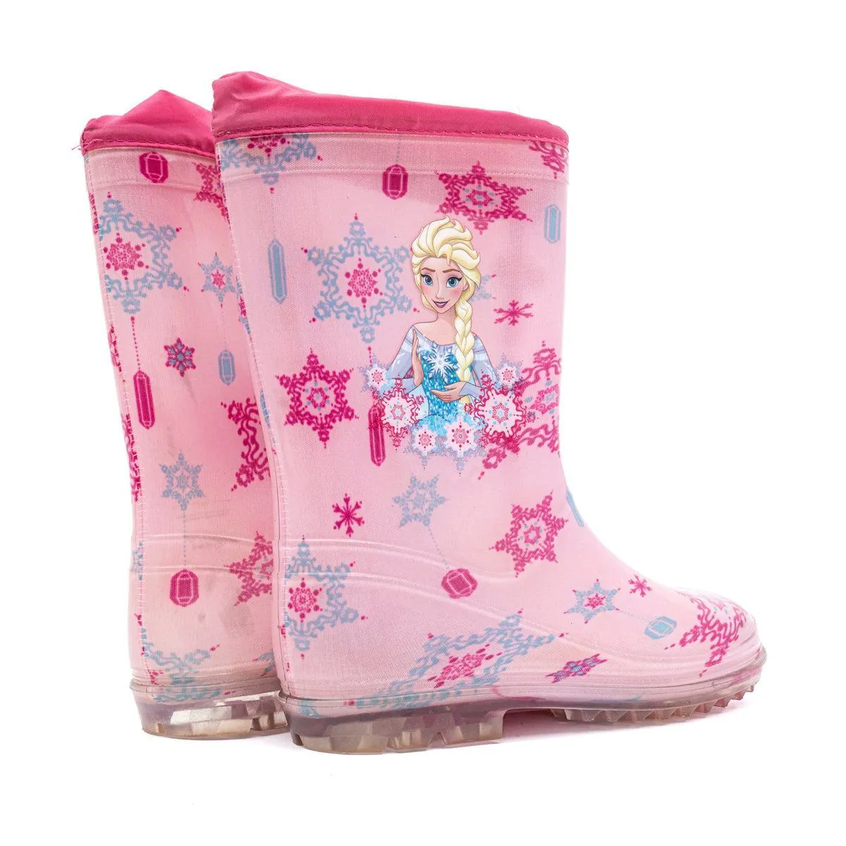 Disney Frozen Disney Princess Frozen Wellies Rain Boots Rubber Pink Colour For Kids