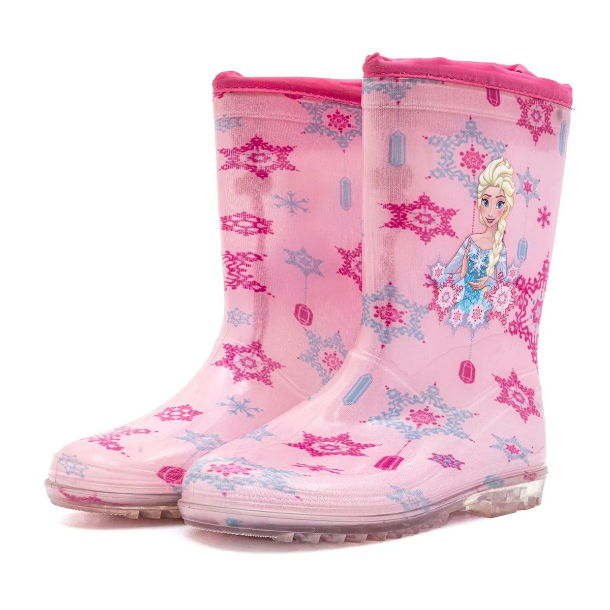 Disney Frozen Disney Princess Frozen Wellies Rain Boots Rubber Pink Colour For Kids