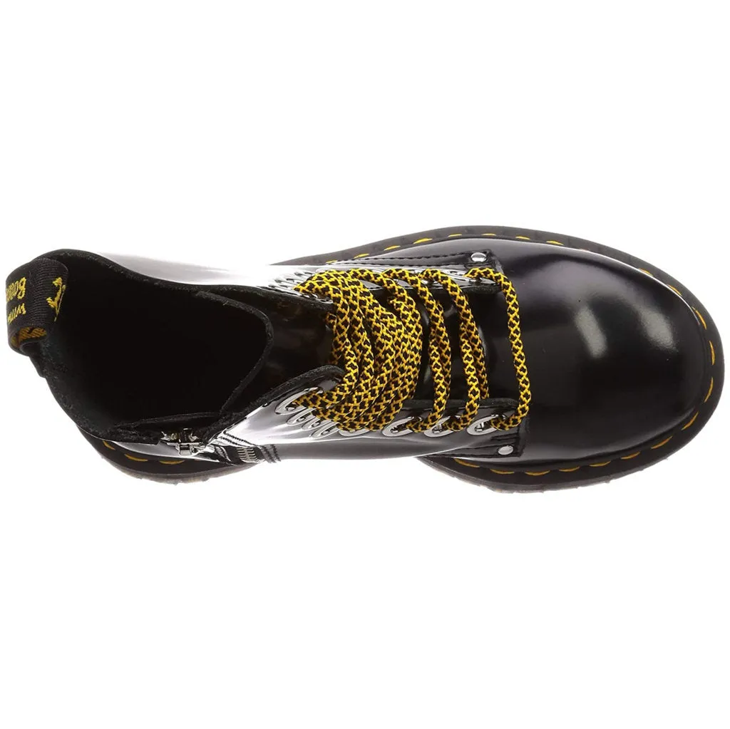 Dr. Martens Womens Boots Jadon Max Casual Ankle Lace-Up Zip-Up Buttero Leather - UK 5