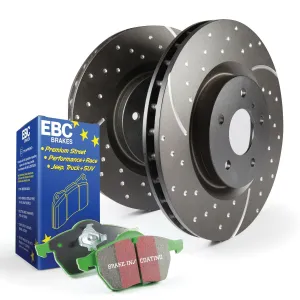 EBC Brakes S10KR1458 S10 Kits Greenstuff 2000 and GD Rotors