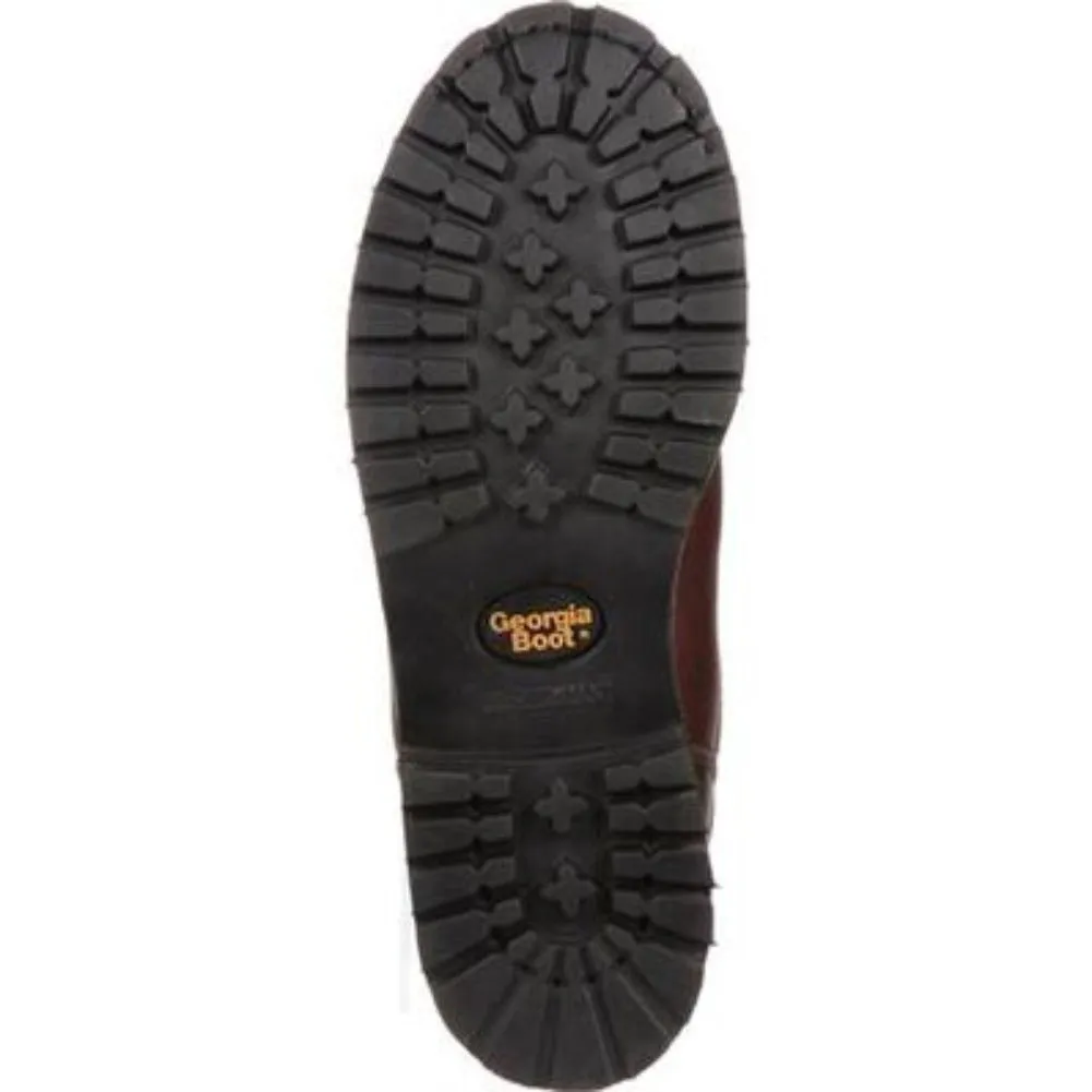 Georgia Boot Loggers Men's Waterproof Mid Boots G8120 In Black