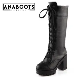 high heels woman knee-high Boots
