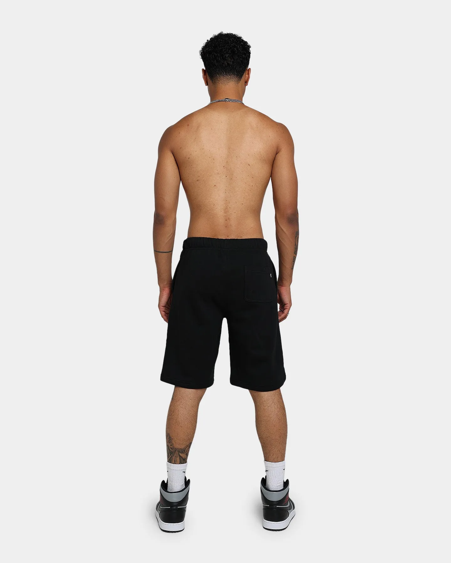 HUF X Marvel Smash Up Fleece Shorts Black