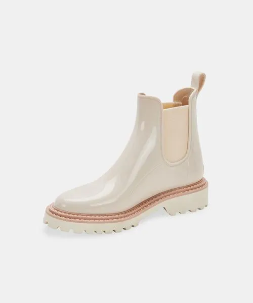 Ivory Patent Stella Rainboot