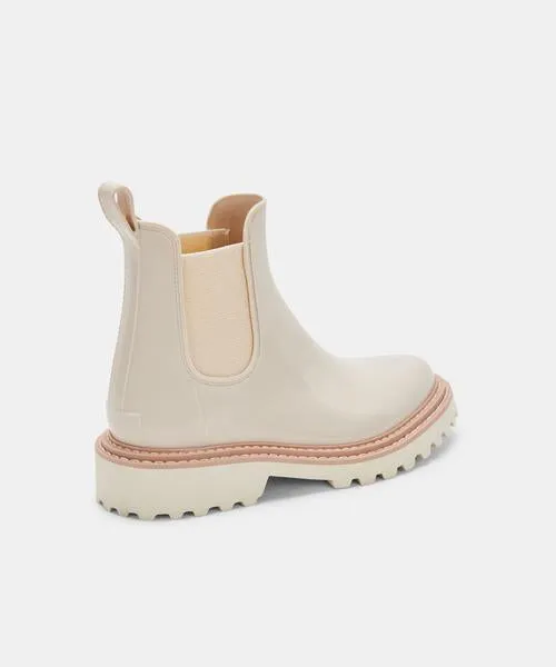 Ivory Patent Stella Rainboot