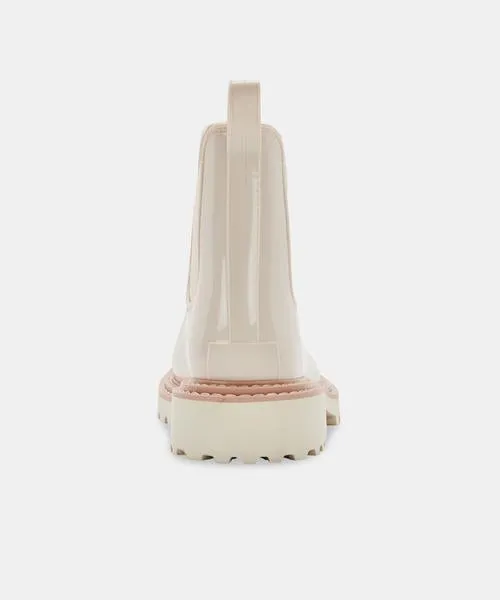 Ivory Patent Stella Rainboot