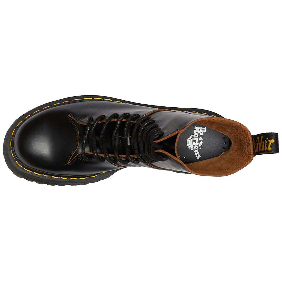 Jadon Decon Smooth Leather Unisex Platform Boots