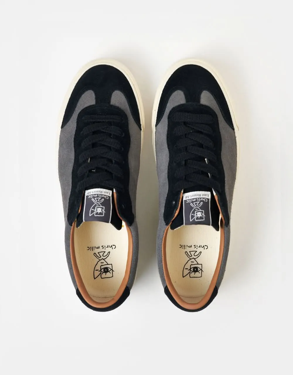 Last Resort AB VM004 Milic Lo Skate Shoes - Black Graphite/White