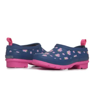 Laura Ashley Ladies Low Cut Rubber Rain Boots, Short Lightweight Waterproof Booties for Women