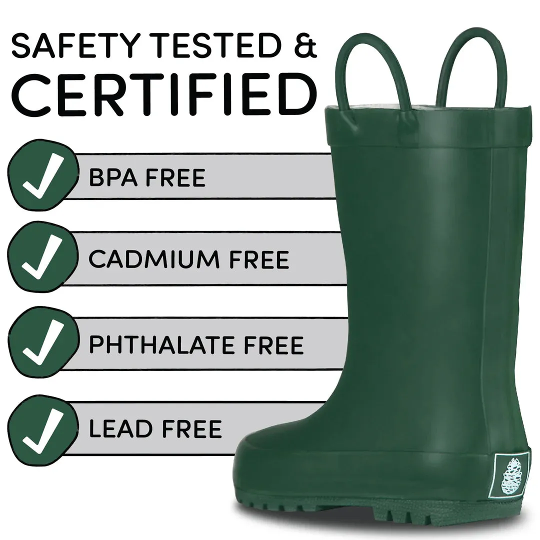 Leap Frog Green Matte Rain Boots