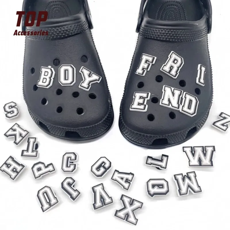 Letter charms for clogs - (RA52)