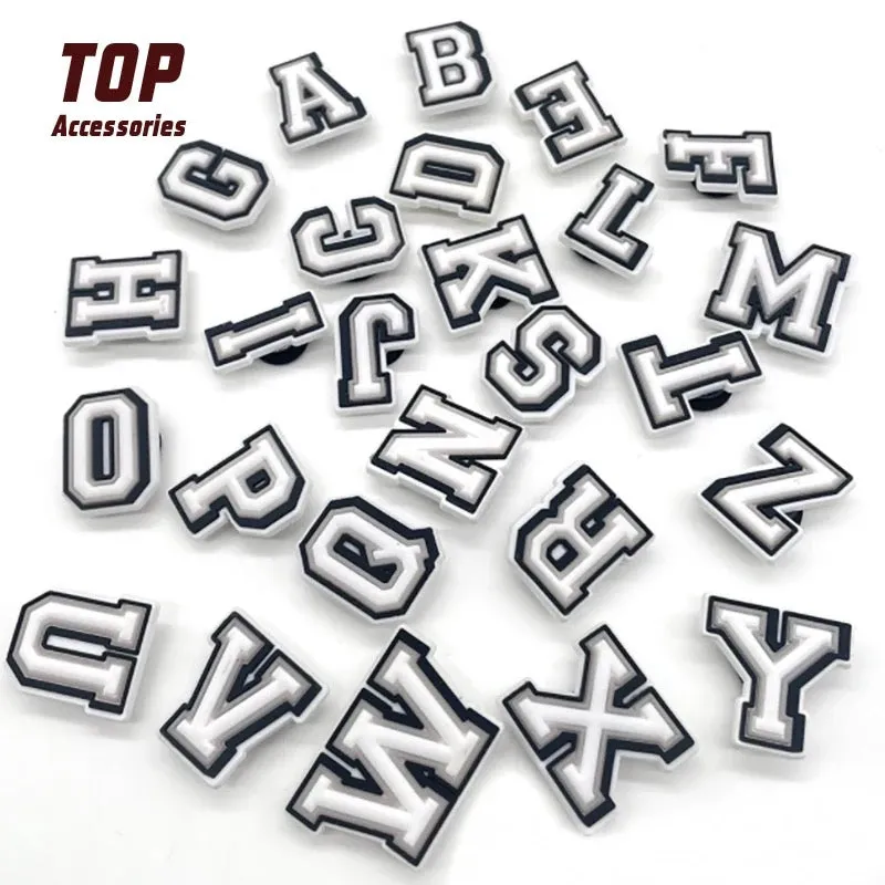 Letter charms for clogs - (RA52)