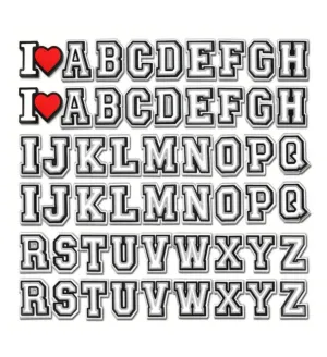 Letter charms for clogs - (RA52)