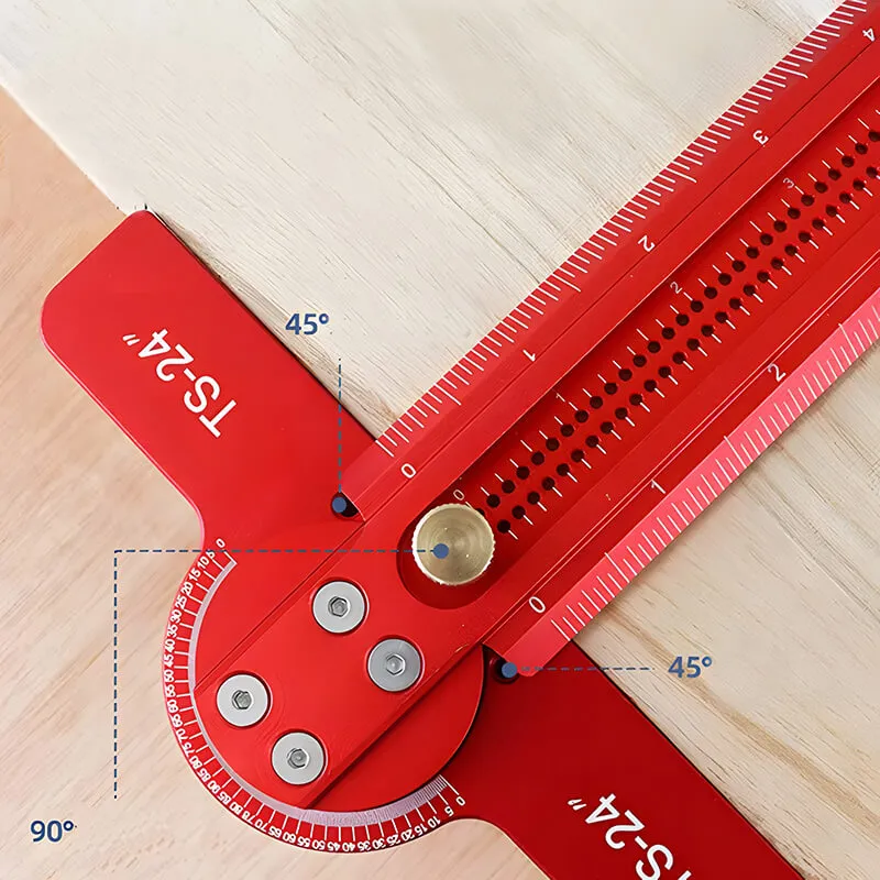 Levoite™ Adjustable T-Square Woodworking Layout Tool