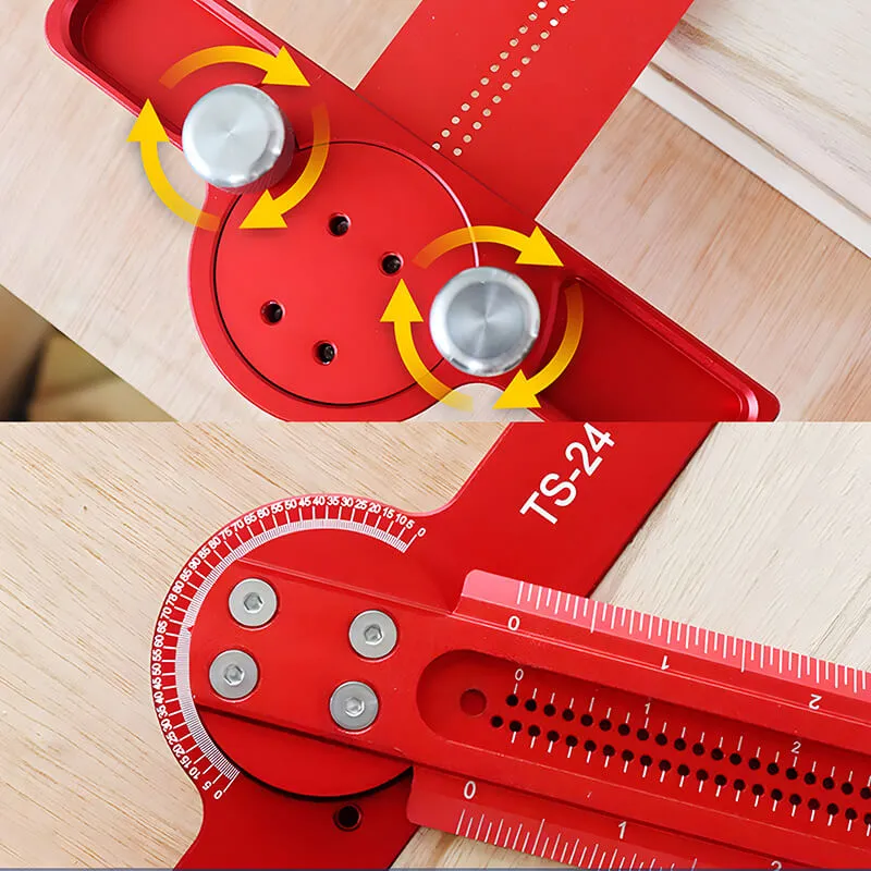 Levoite™ Adjustable T-Square Woodworking Layout Tool