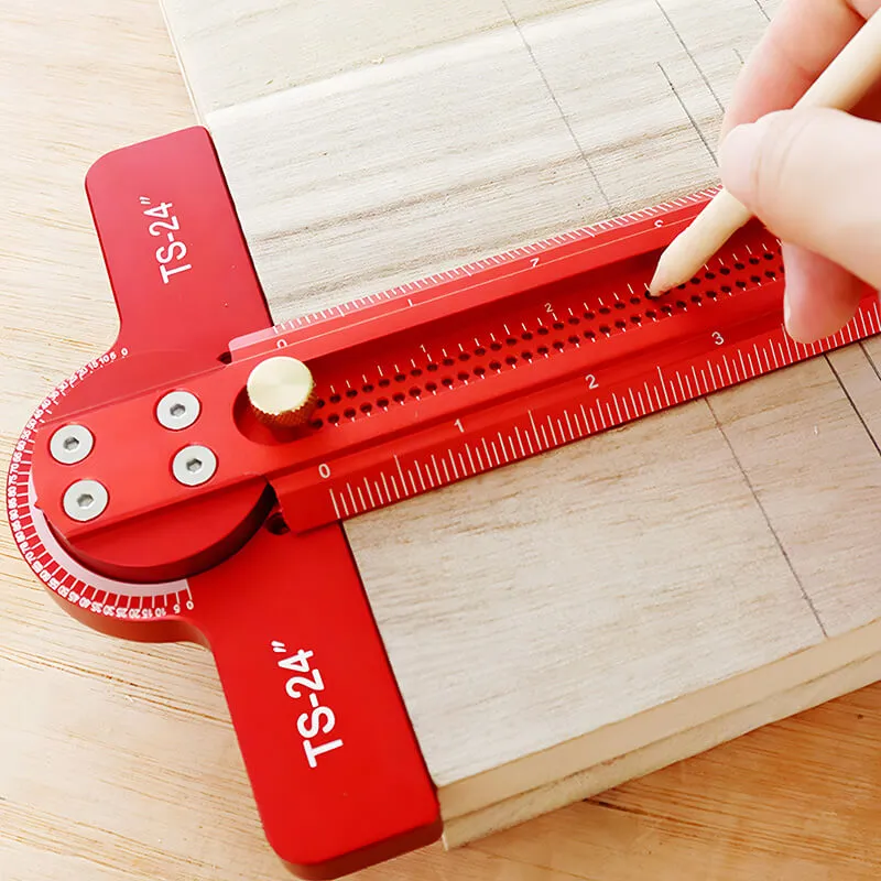 Levoite™ Adjustable T-Square Woodworking Layout Tool