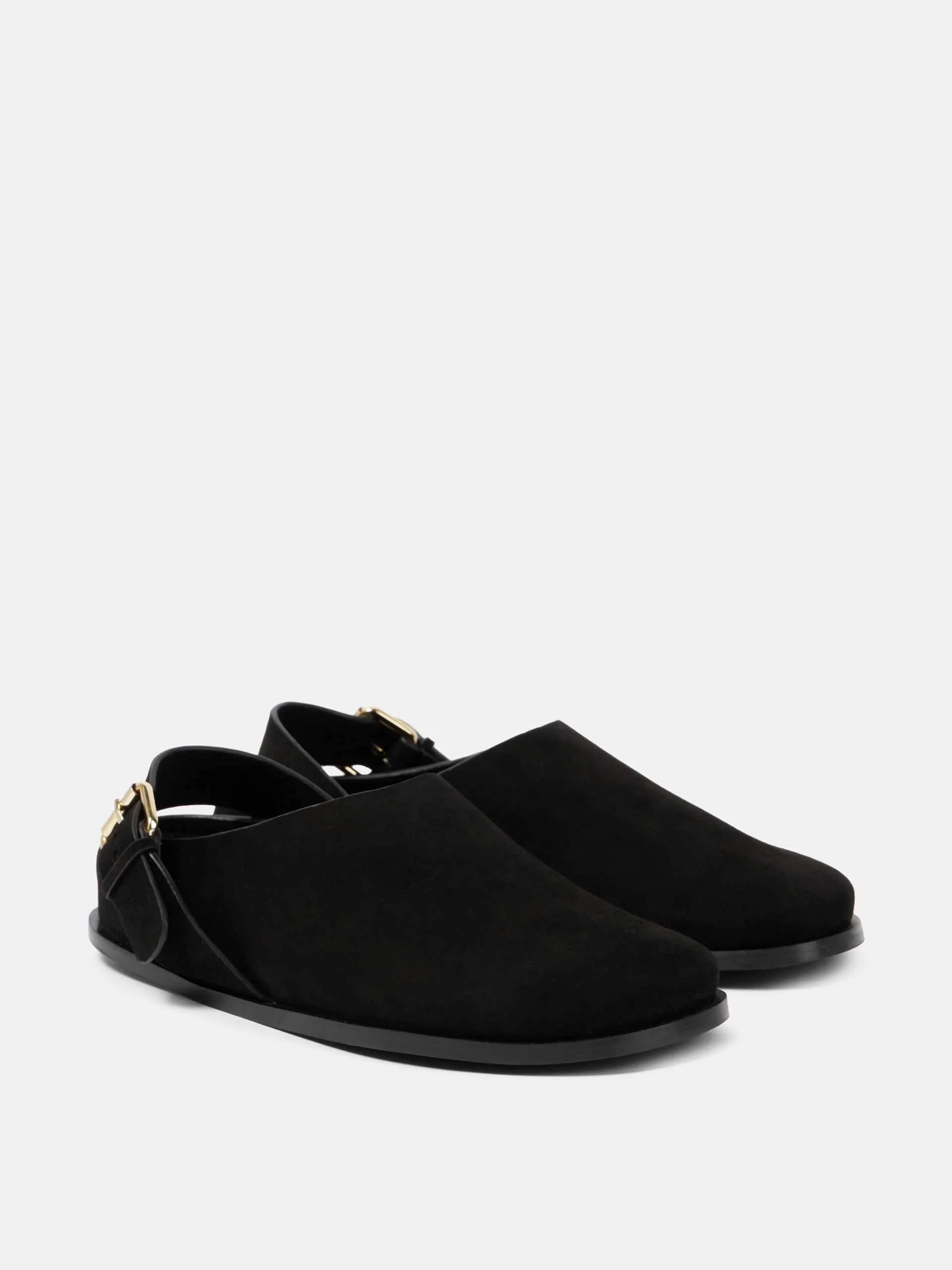 Louis suede clogs