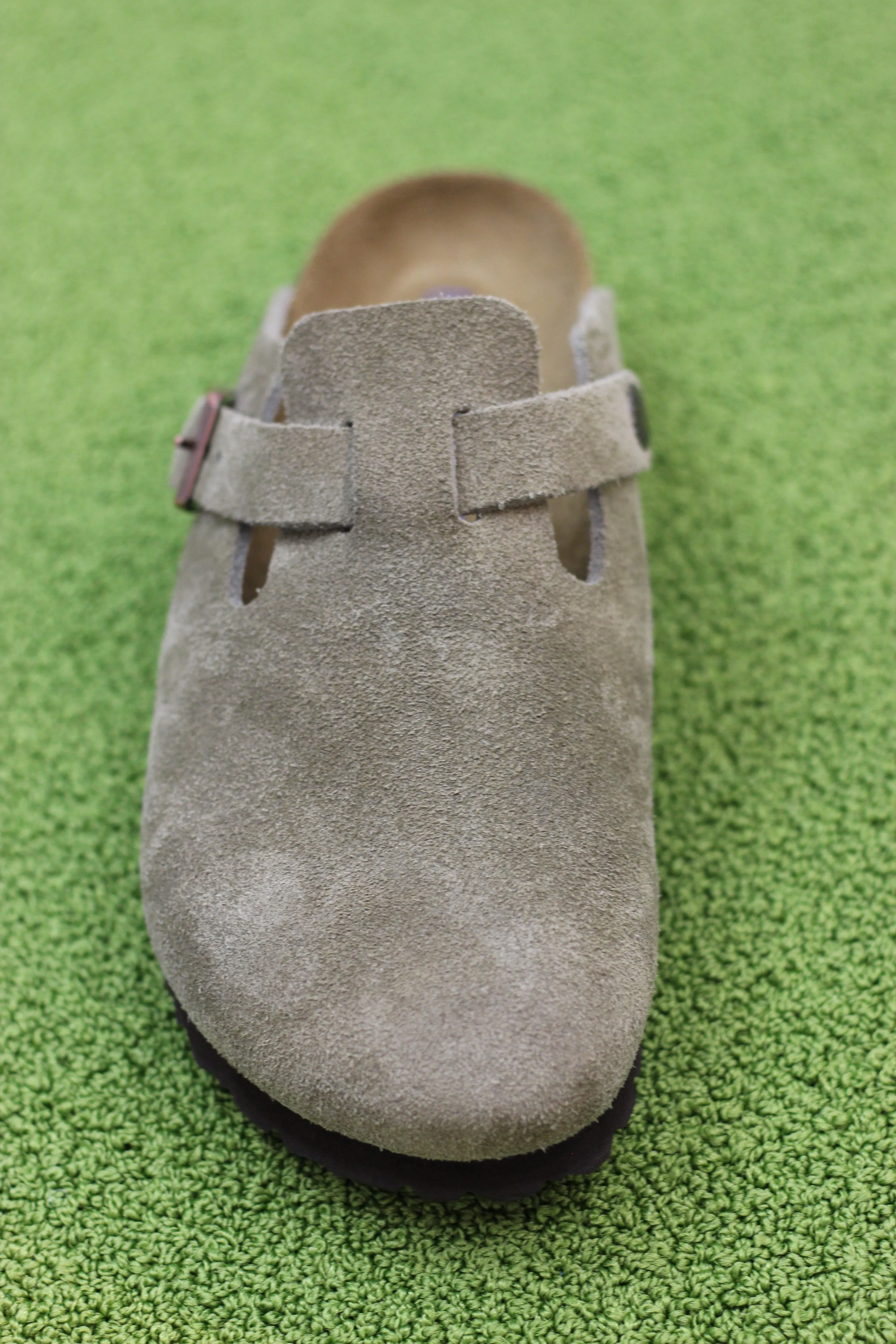 Men's Boston Clog - Taupe Suede