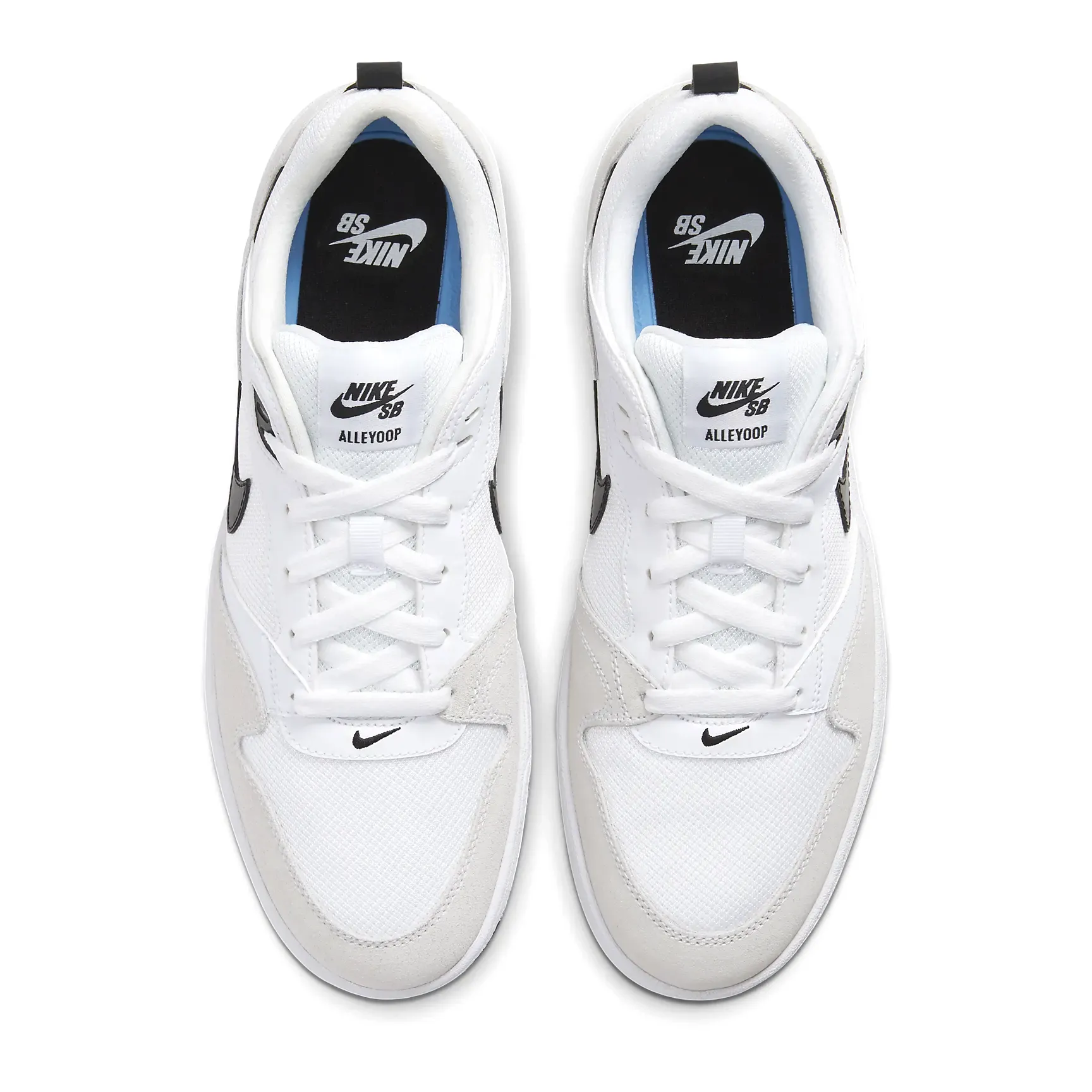 Men's Nike SB Alleyoop Skate Shoe (White/Black)(CJ0882-100)