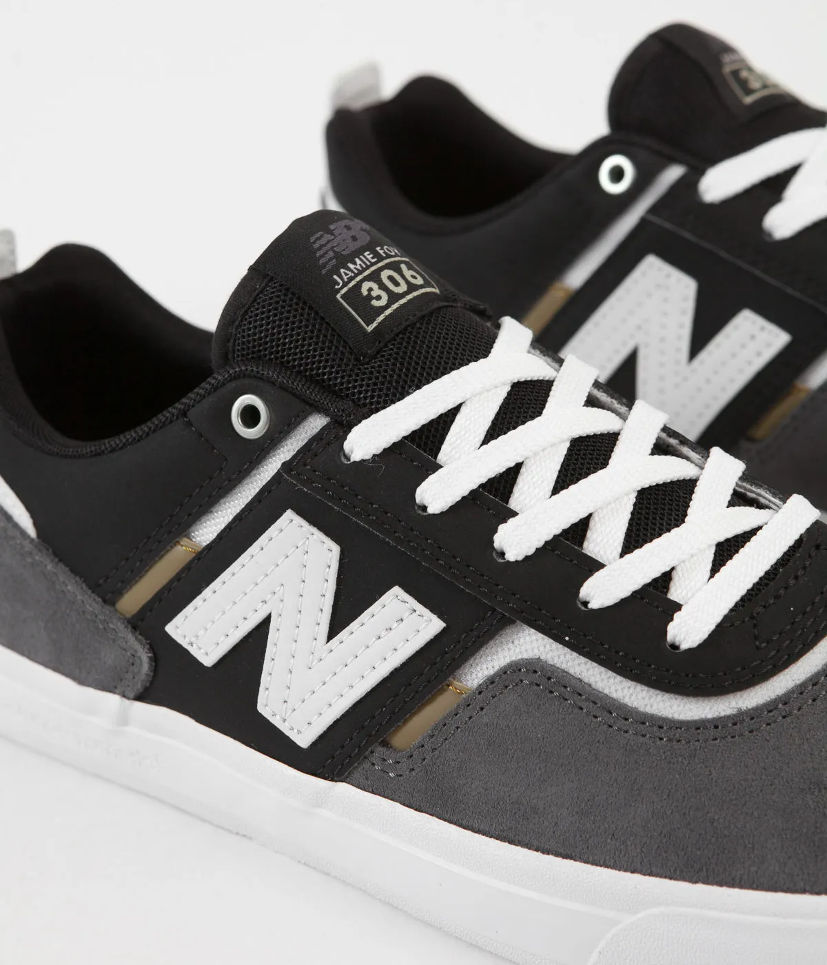 New Balance Numeric 306 Jamie Foy Shoes - Grey / White