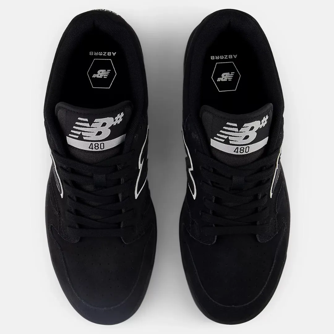 New Balance Numeric 480 Black / White Skate Shoes NM480SBW