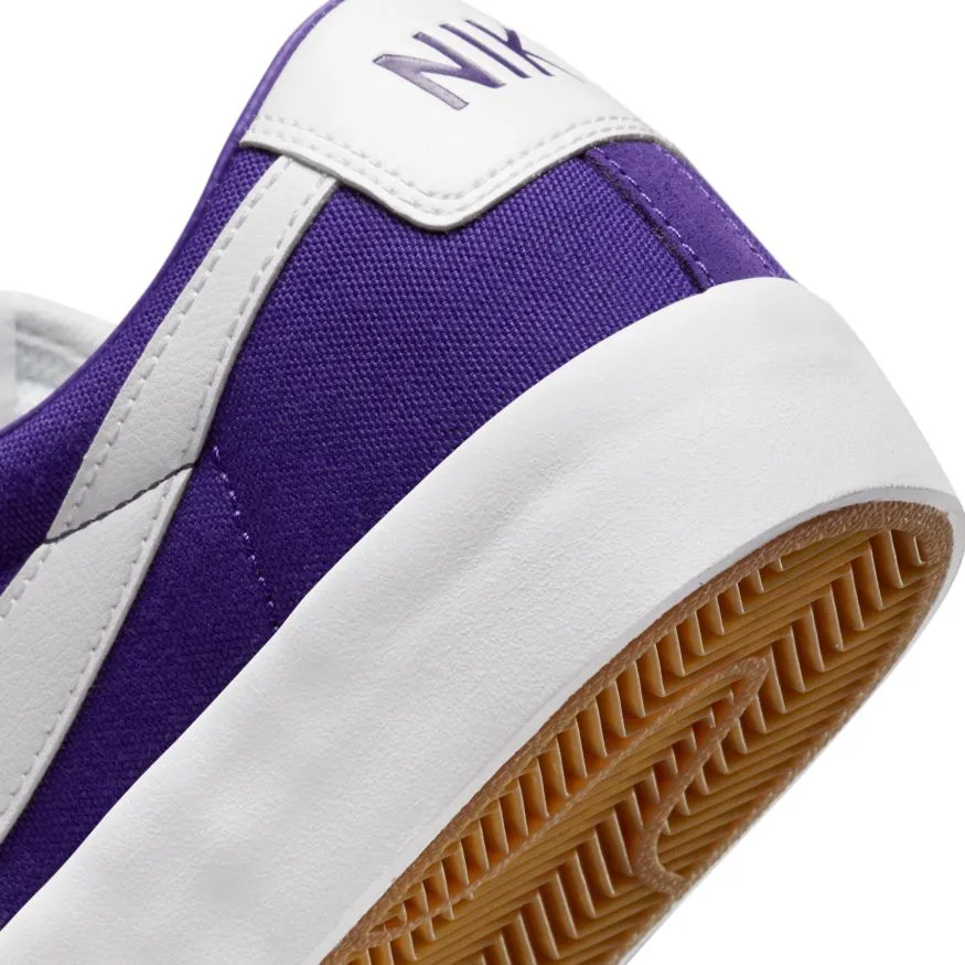 Nike SB Blazer Low Pro GT Skateboard Shoe - Court Purple/White-Court Purple-White