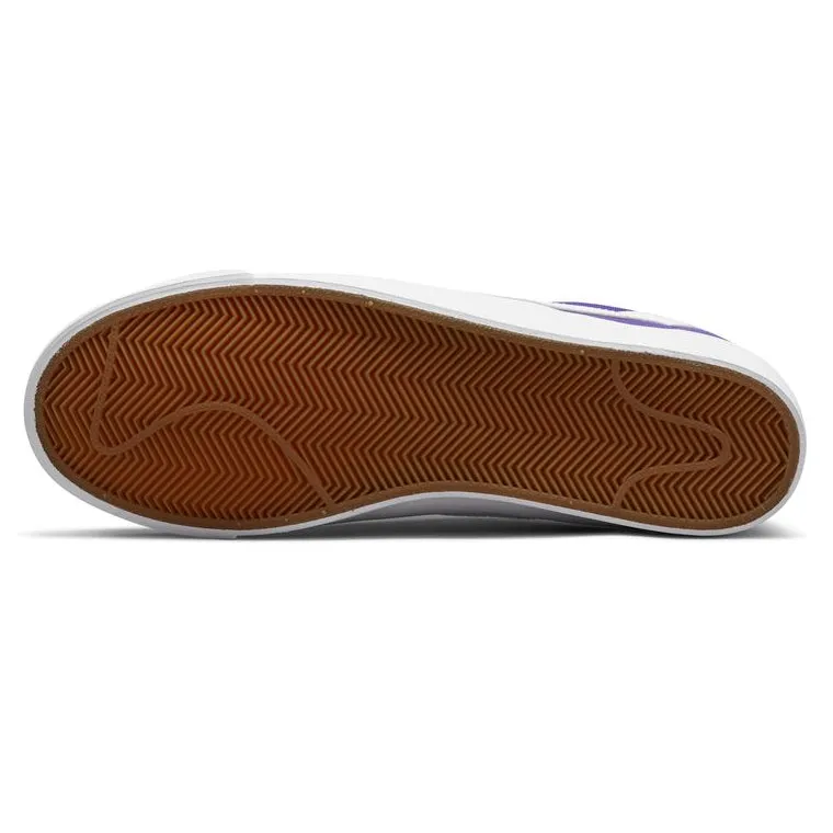 Nike SB Blazer Low Pro GT Skateboard Shoe - Court Purple/White-Court Purple-White