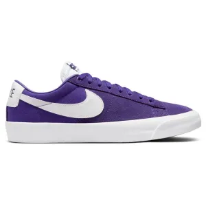 Nike SB Blazer Low Pro GT Skateboard Shoe - Court Purple/White-Court Purple-White