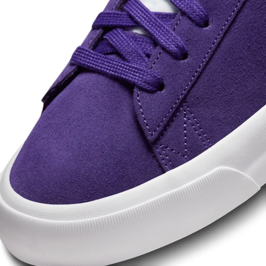Nike SB Blazer Low Pro GT Skateboard Shoe - Court Purple/White-Court Purple-White