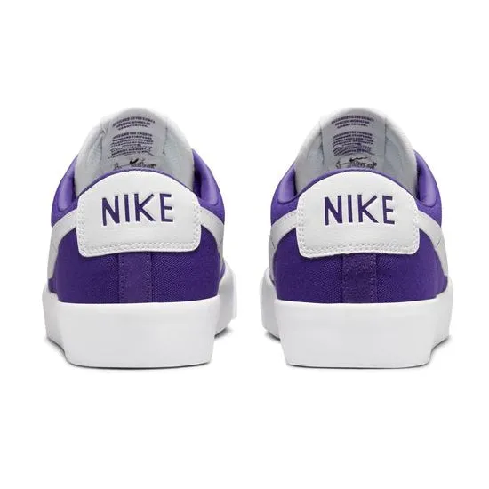 Nike SB Blazer Low Pro GT Skateboard Shoe - Court Purple/White-Court Purple-White